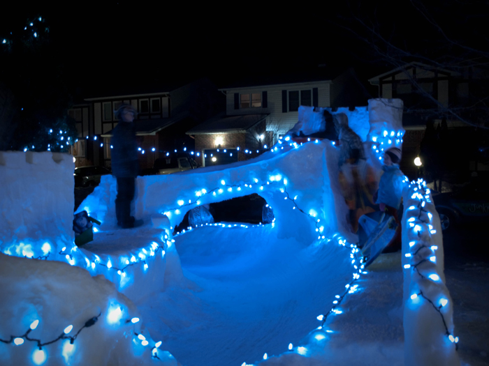 Junkyard Symphony's Super Snow Slide